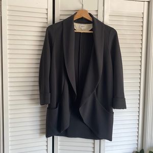 Aritzia Wilfred Chevalier Jacket Blazer Dark Grey- excellent condition